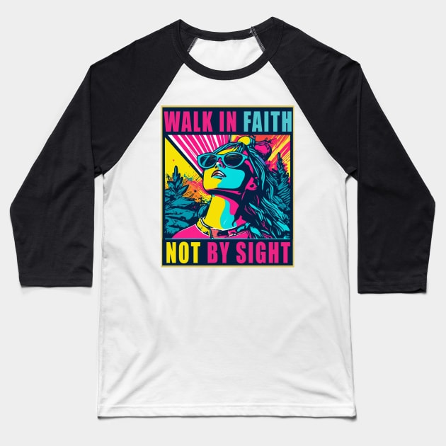 Walk in Faith Baseball T-Shirt by HopeSpark